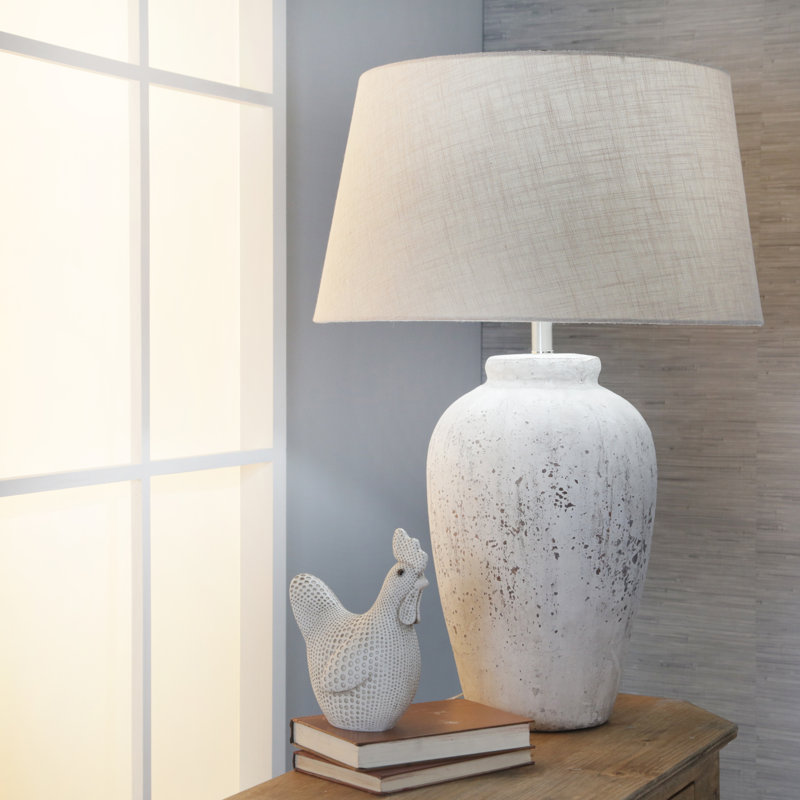 Gracie Oaks Tedford Ceramic Urn 32" Table Lamp Wayfair